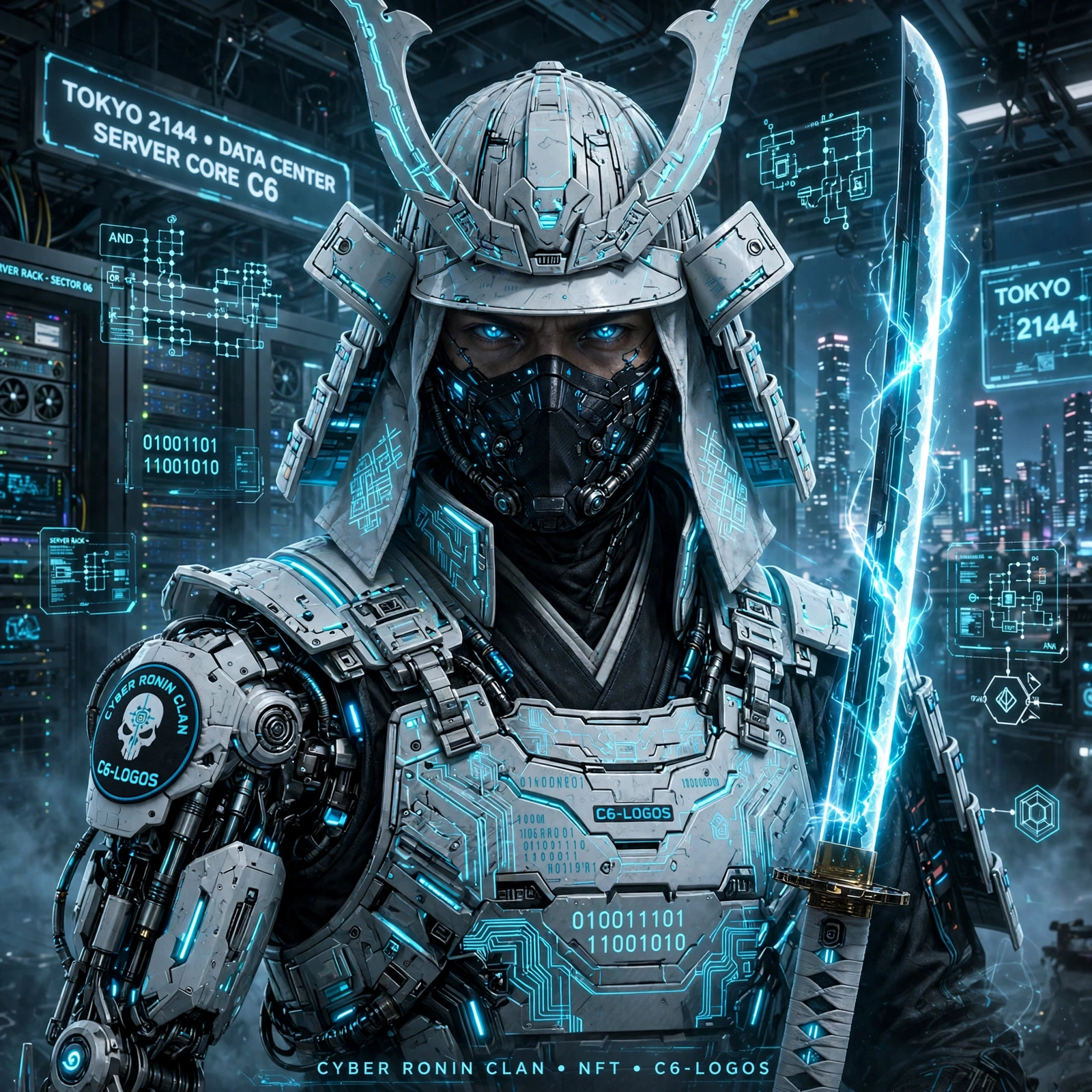 Quillan Ronin: Cyber Ronin C6 Logos