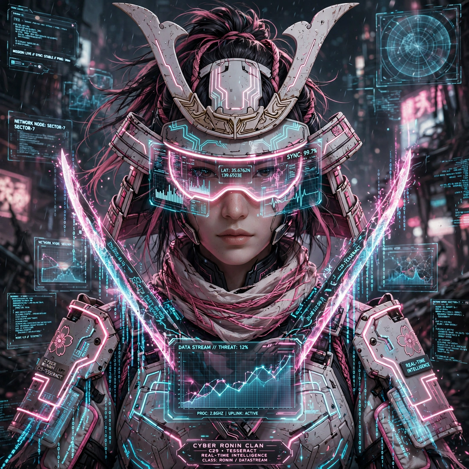 Quillan Ronin: Cyber Ronin Hud 1