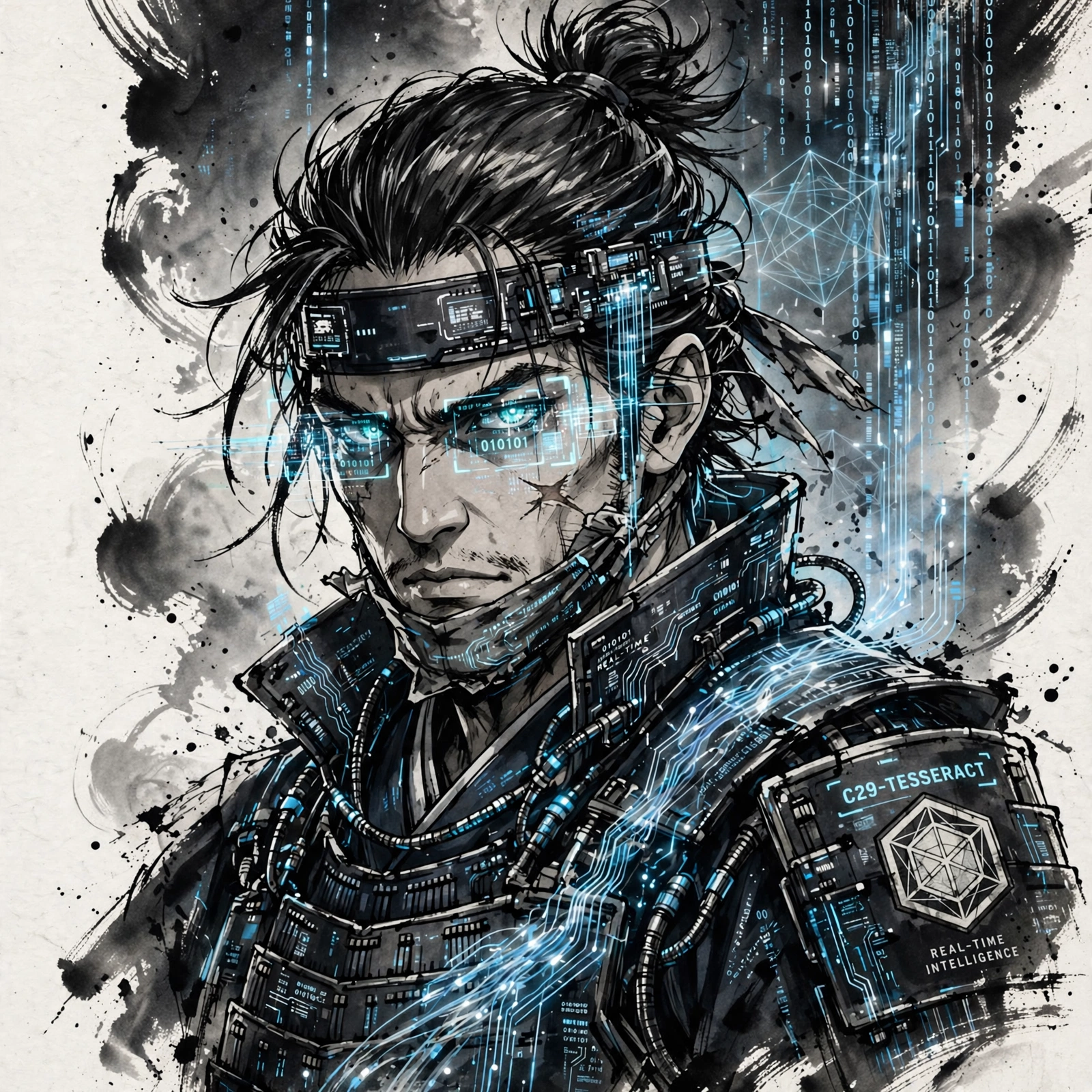 Quillan Ronin: Cyber Ronin Portrait