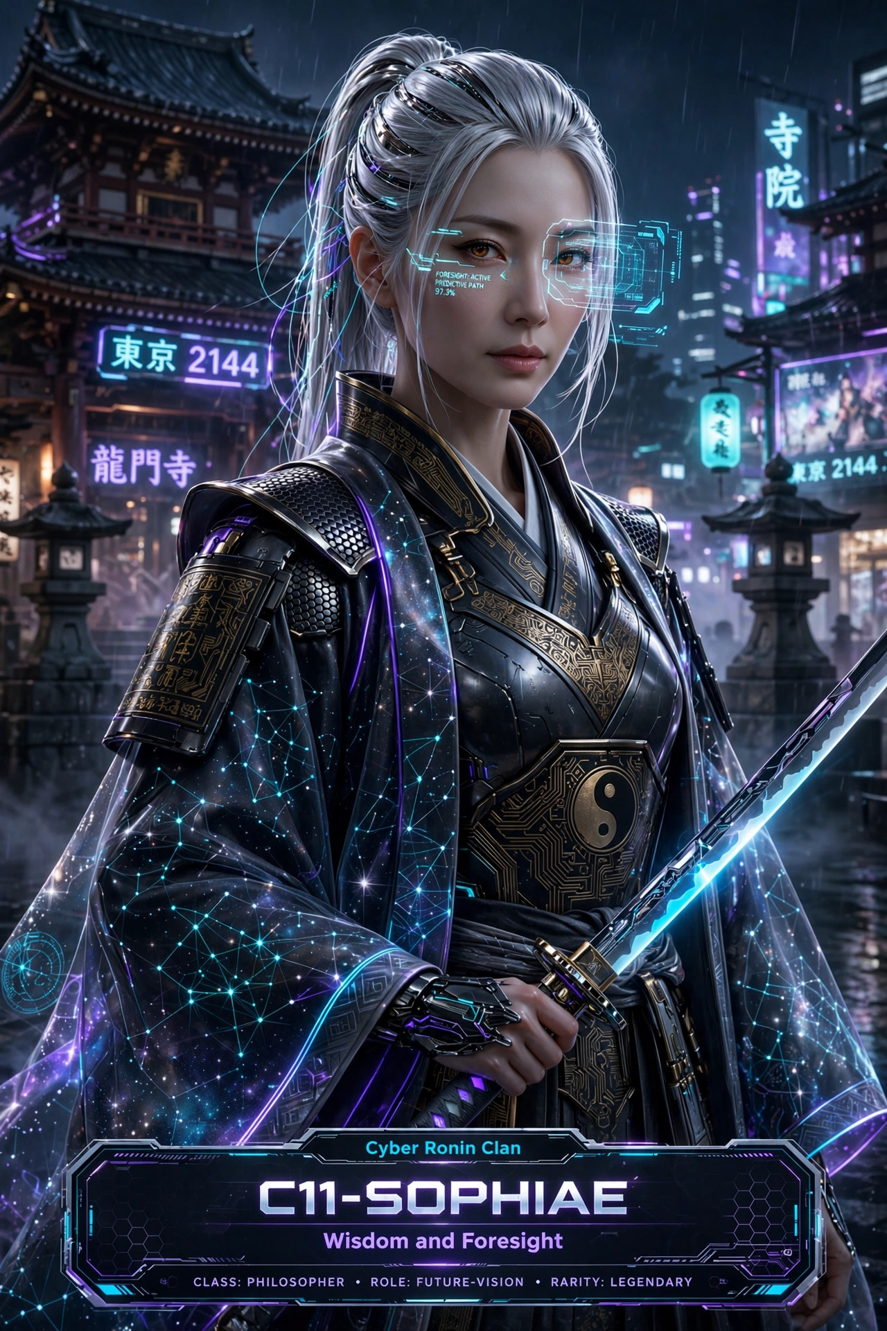 Quillan Ronin: Cyber Ronin Trading Card