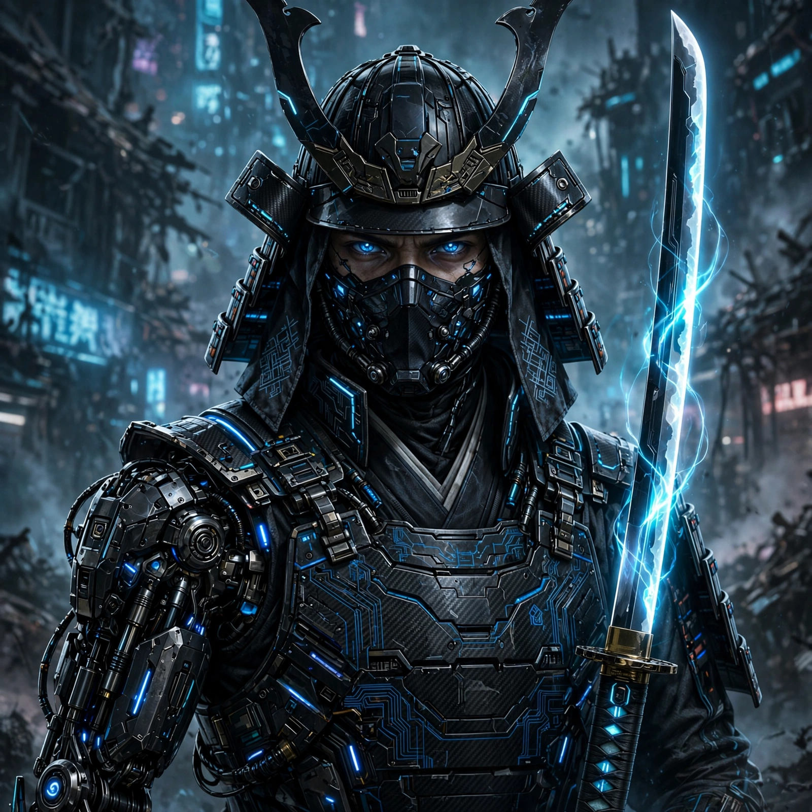 Quillan Ronin: Cyberpunk Ronin Nft