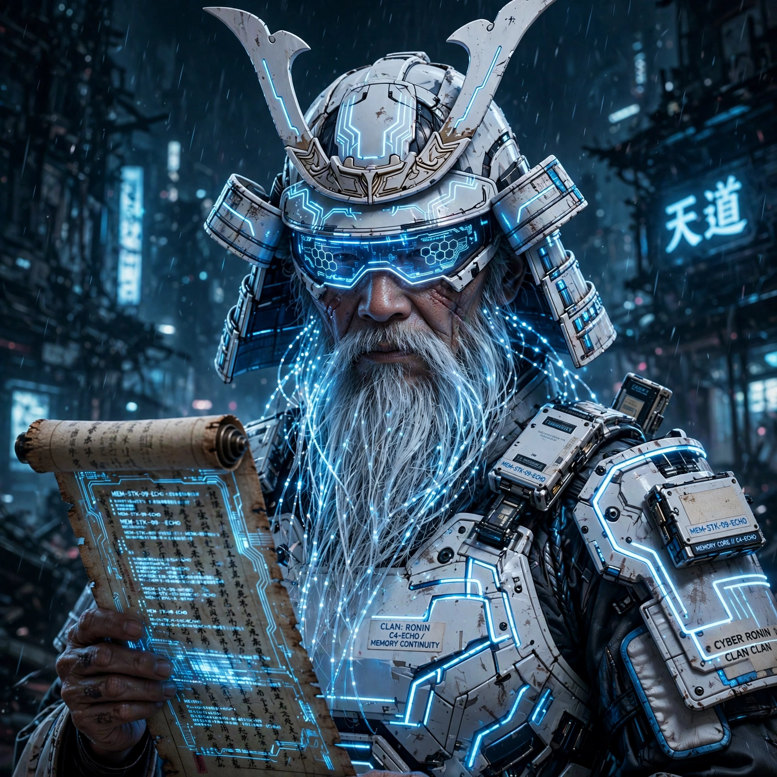 Quillan Ronin: Elder Cyber Ronin