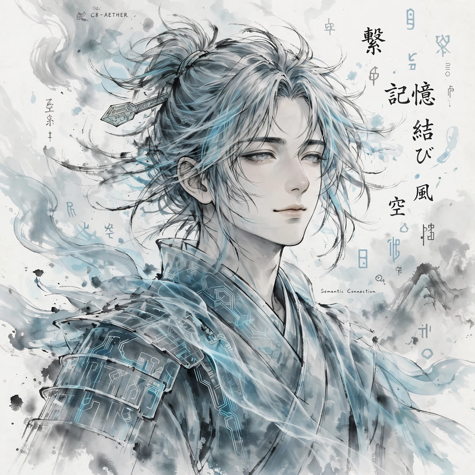 Quillan Ronin: Ethereal Ronin Portrait