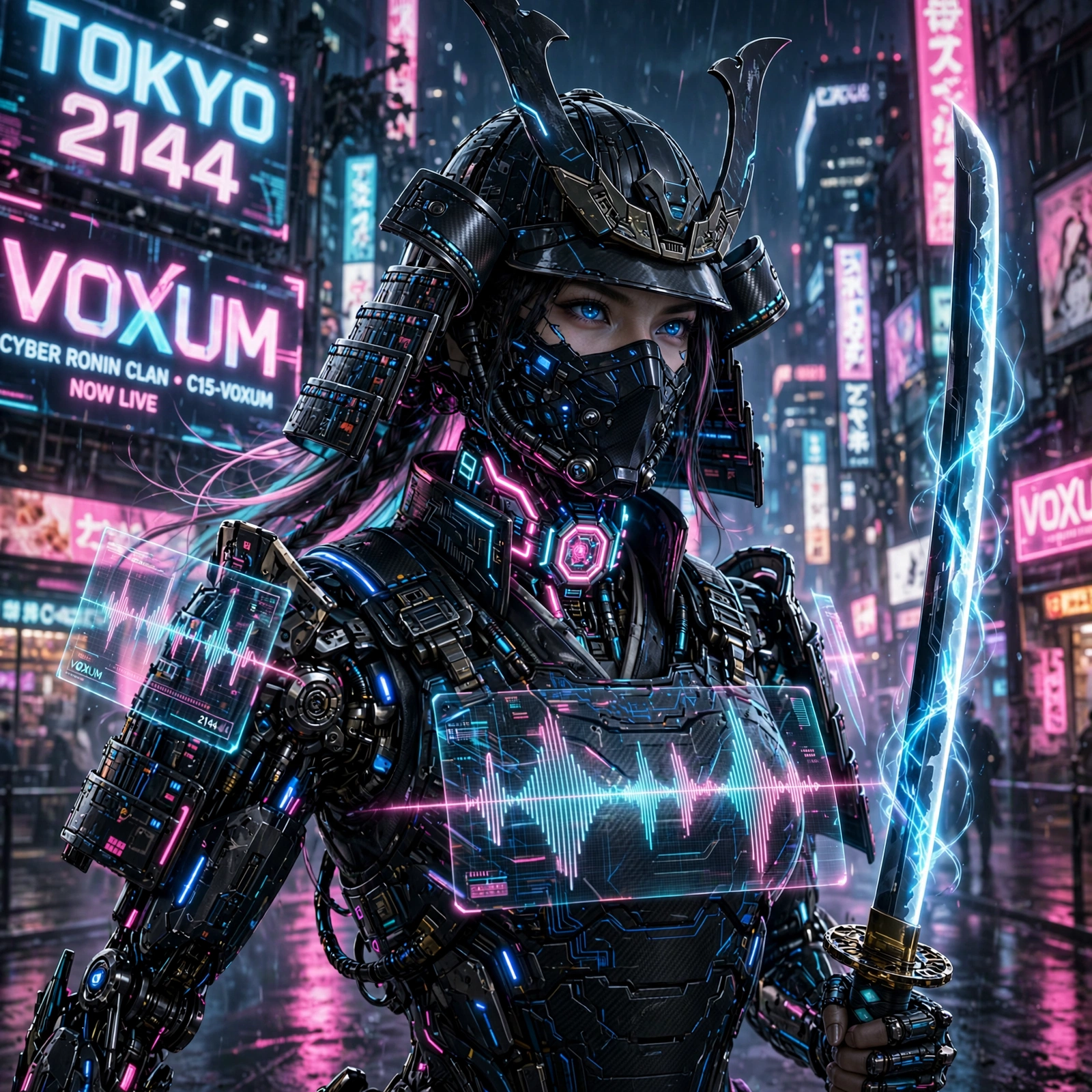 Quillan Ronin: Female Cyber Ronin