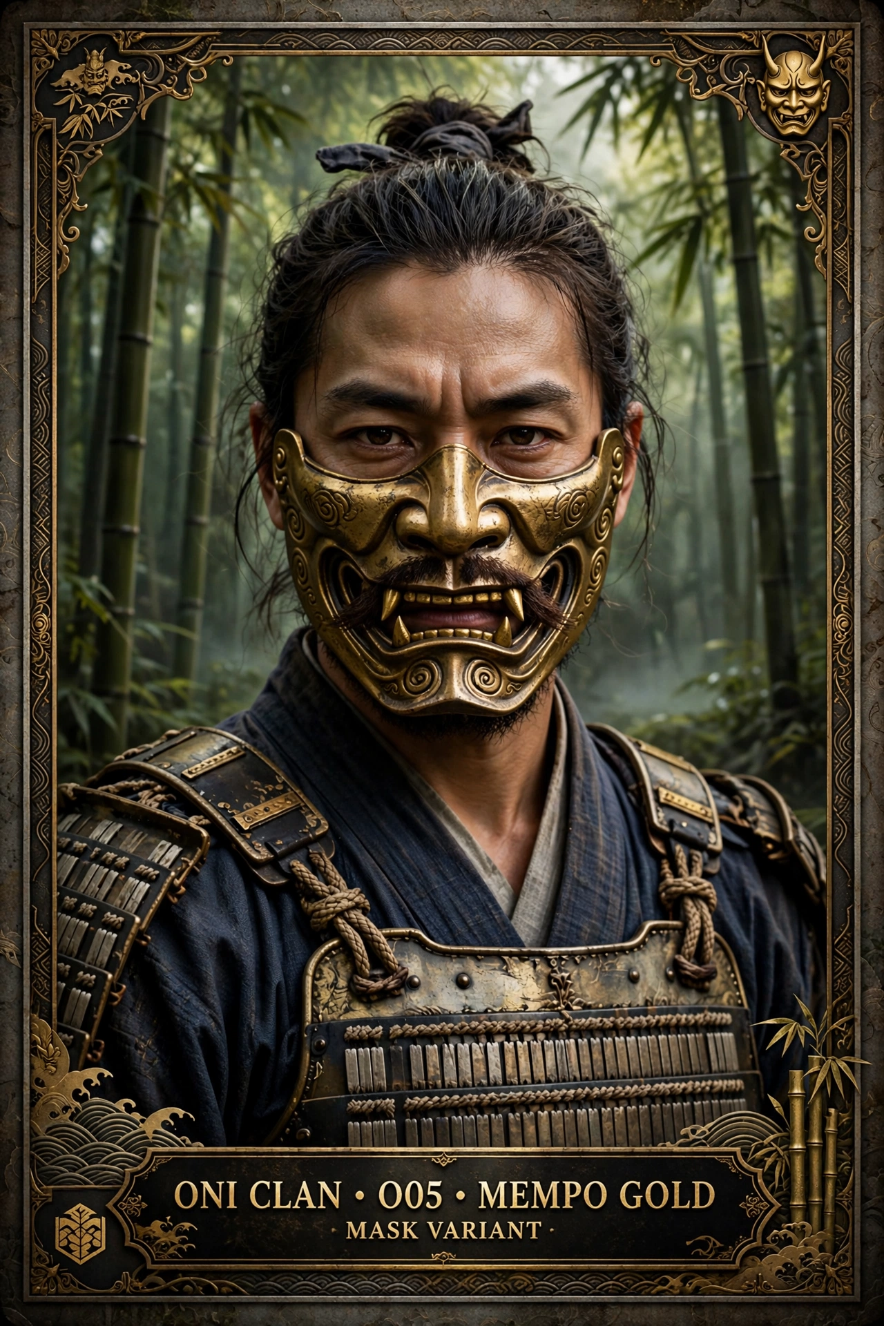 Quillan Ronin: Golden Oni Ronin Card