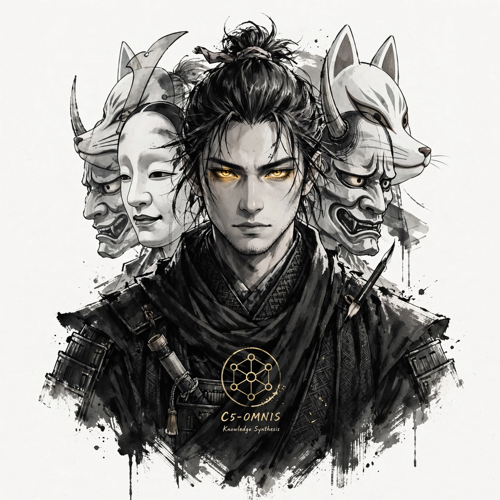 Quillan Ronin: Ink Wash Ronin Pfp
