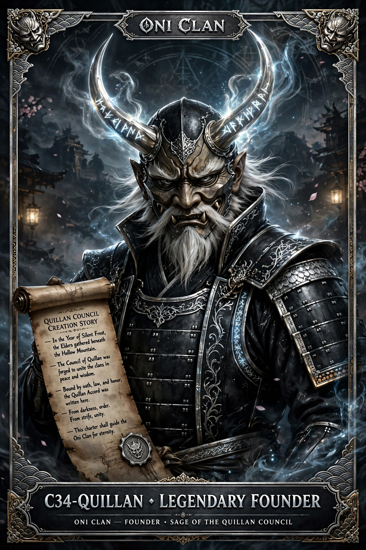 Quillan Ronin: Oni Clan Quillan Founder