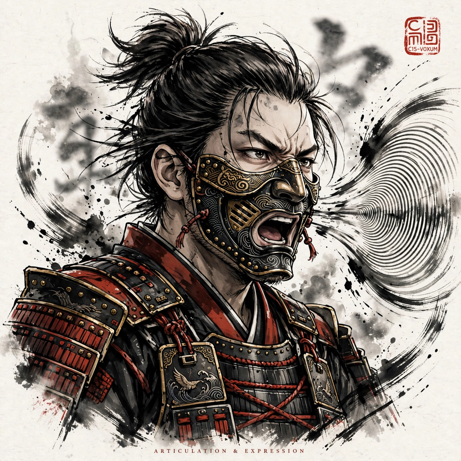 Quillan Ronin: Ronin Ink Wash Pfp