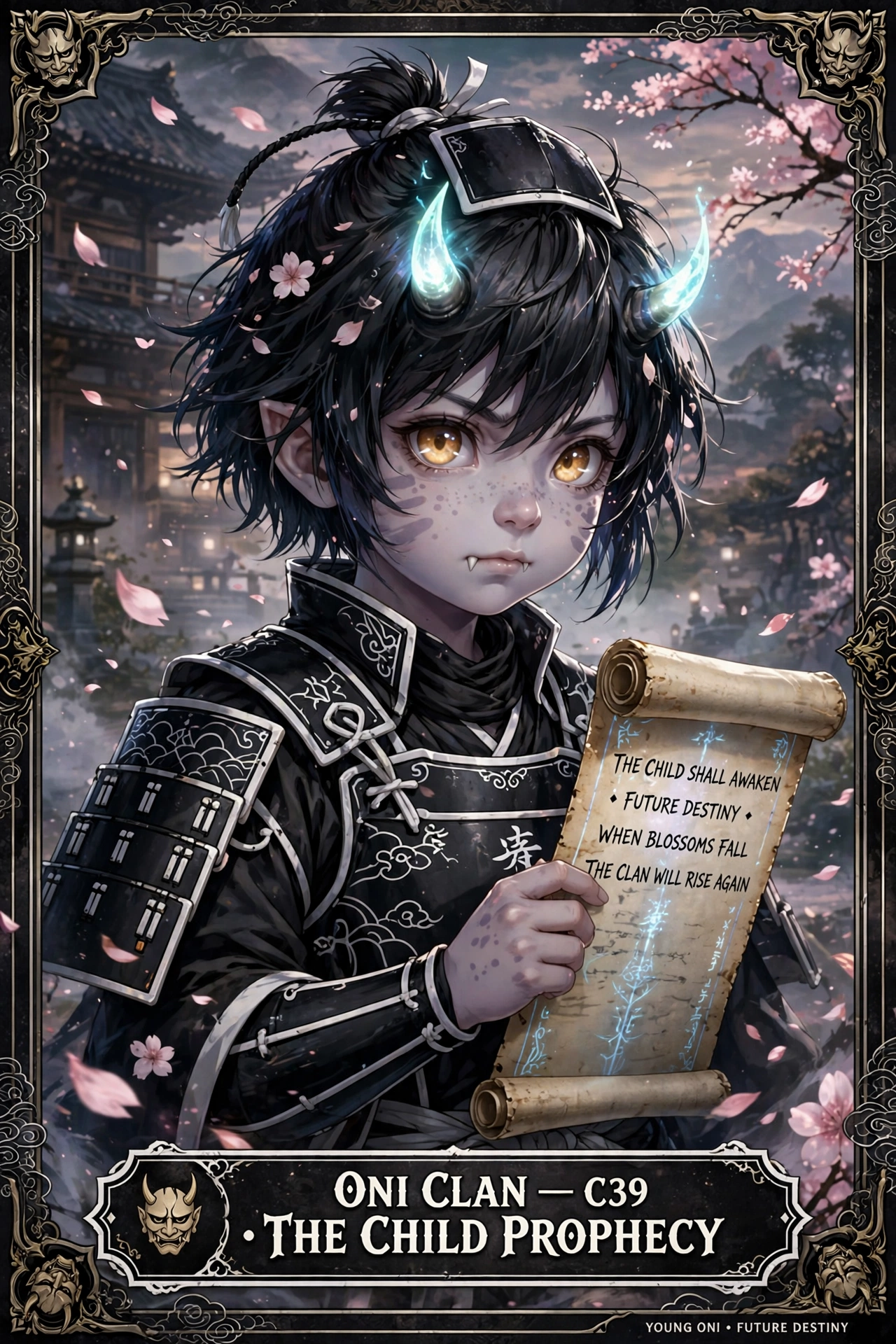 Quillan Ronin: Young Oni Prophecy Card