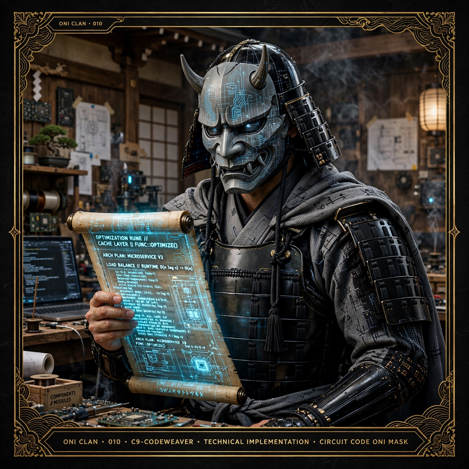 Codeweaver Oni Trading Card