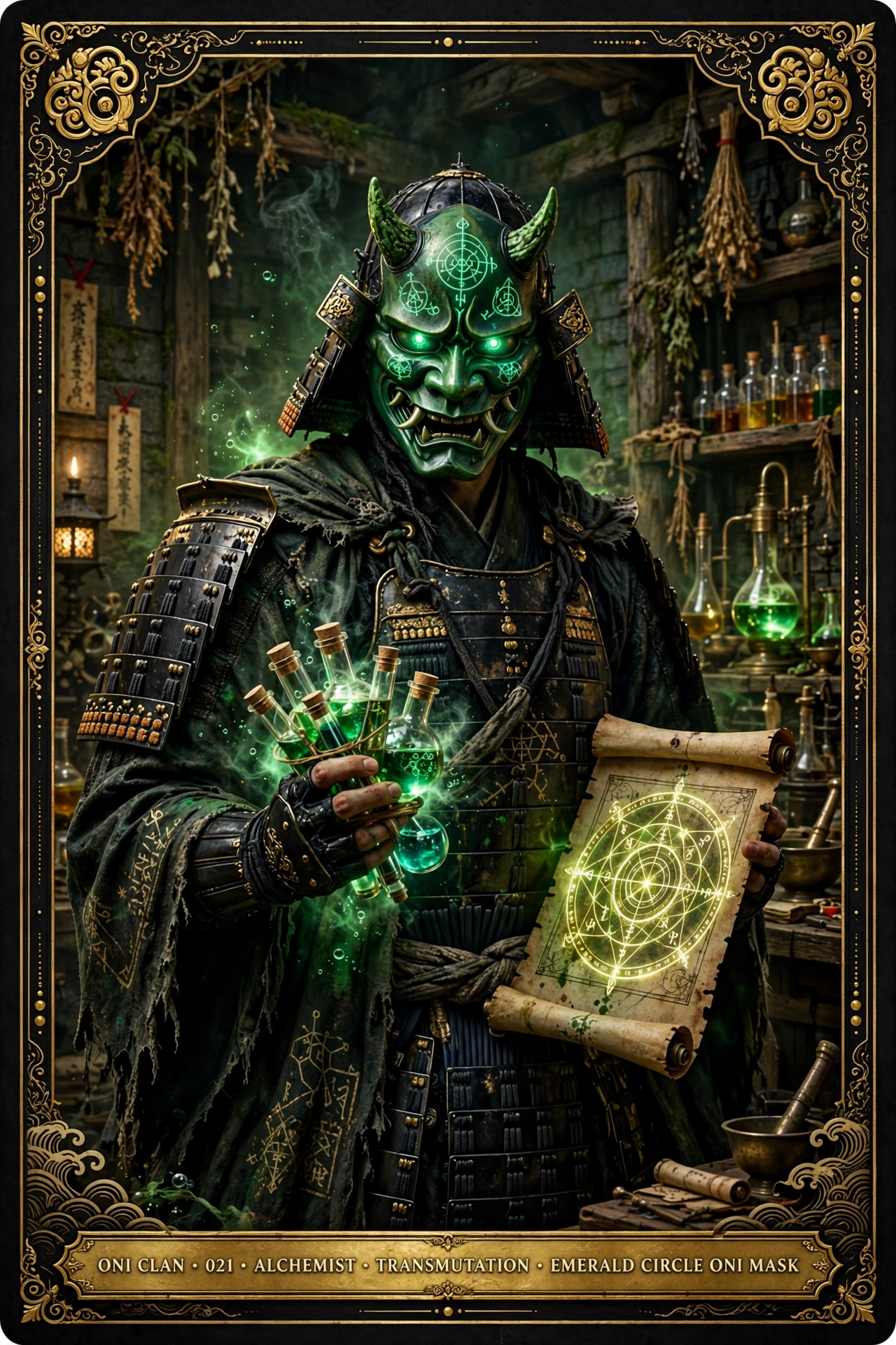Oni Clan Alchemist Card