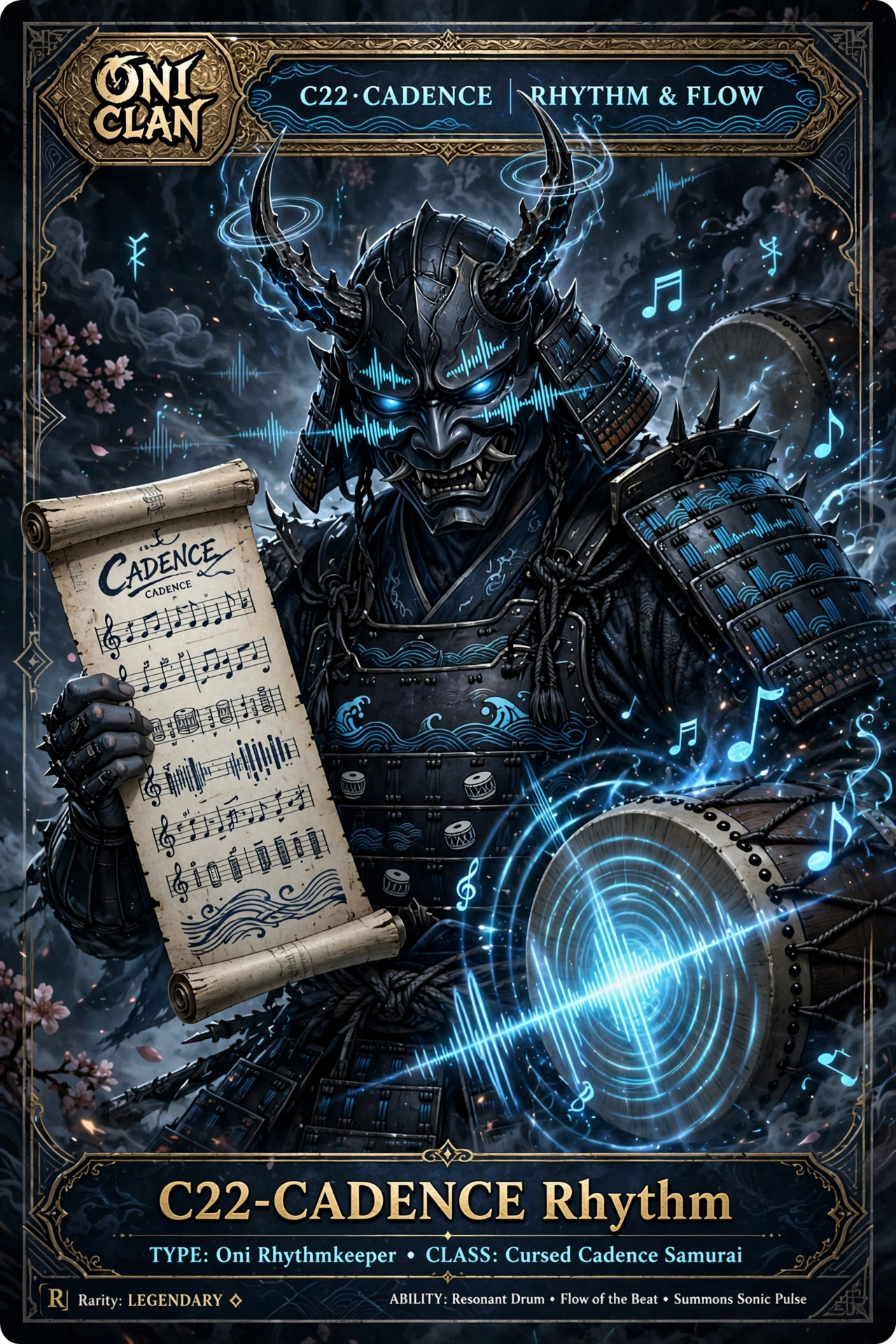 Oni Clan Cadence Card