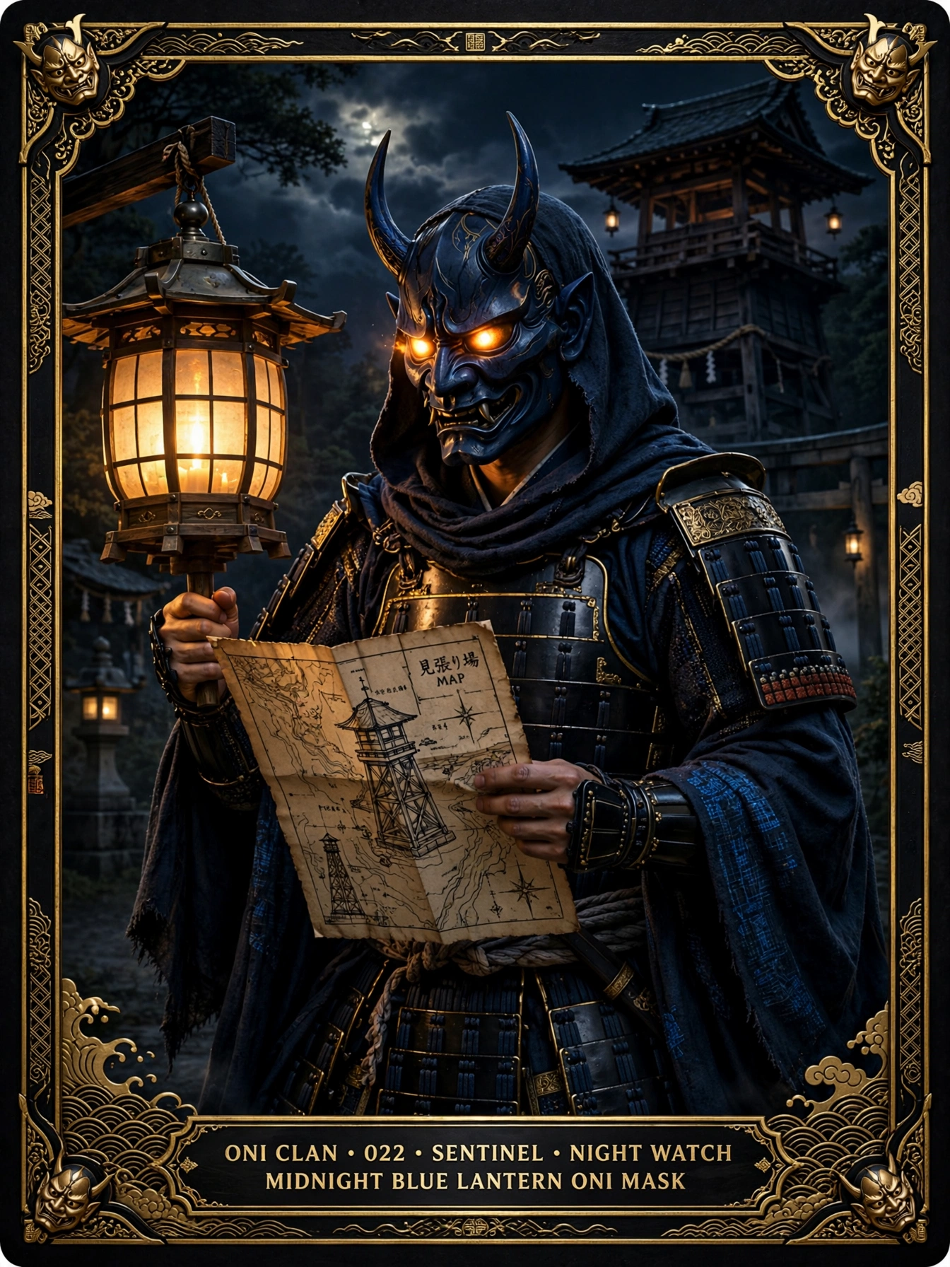Oni Clan Sentinel Card