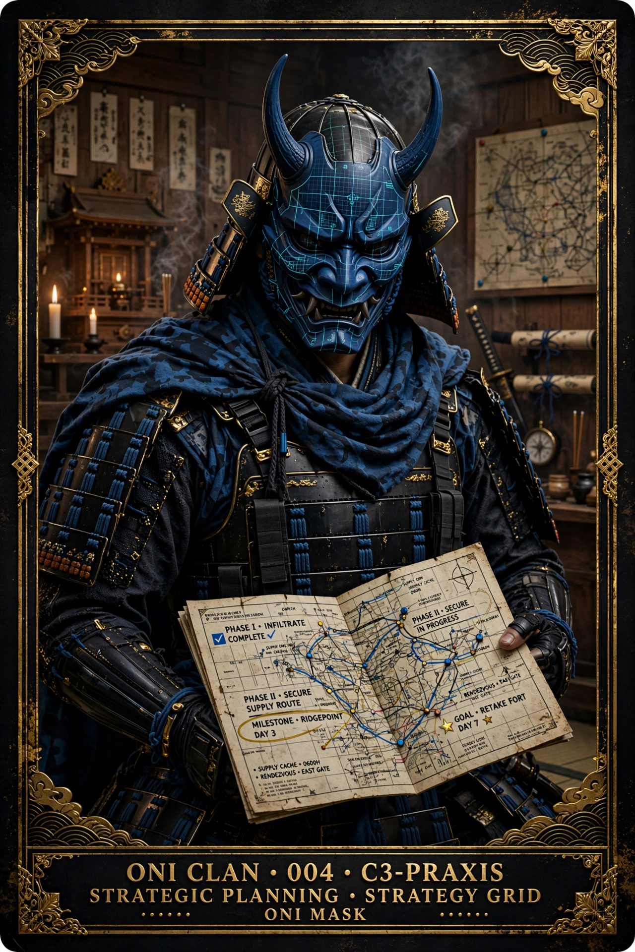 Oni Clan Strategic Planning Card