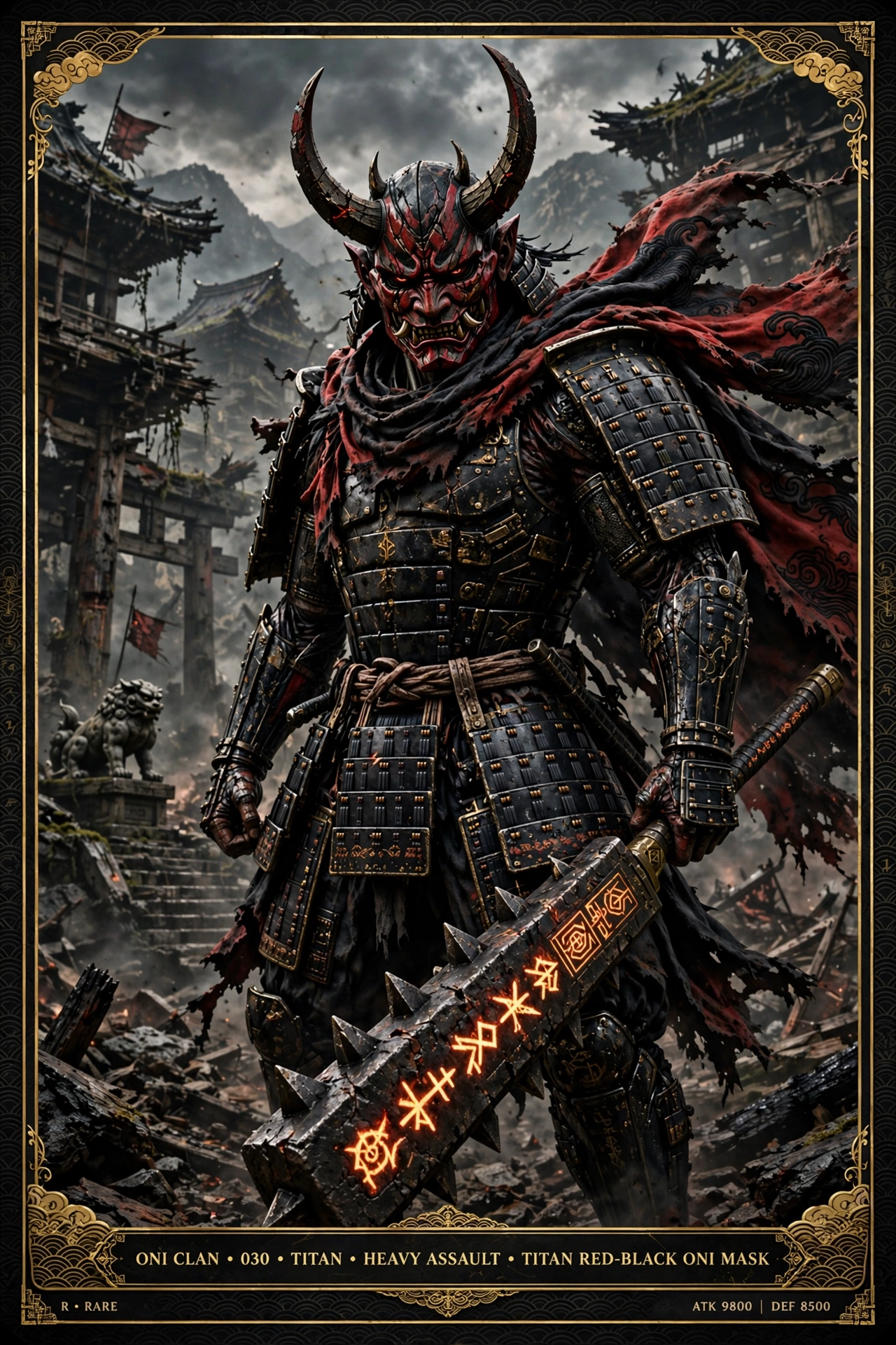 Oni Ronin Titan Card