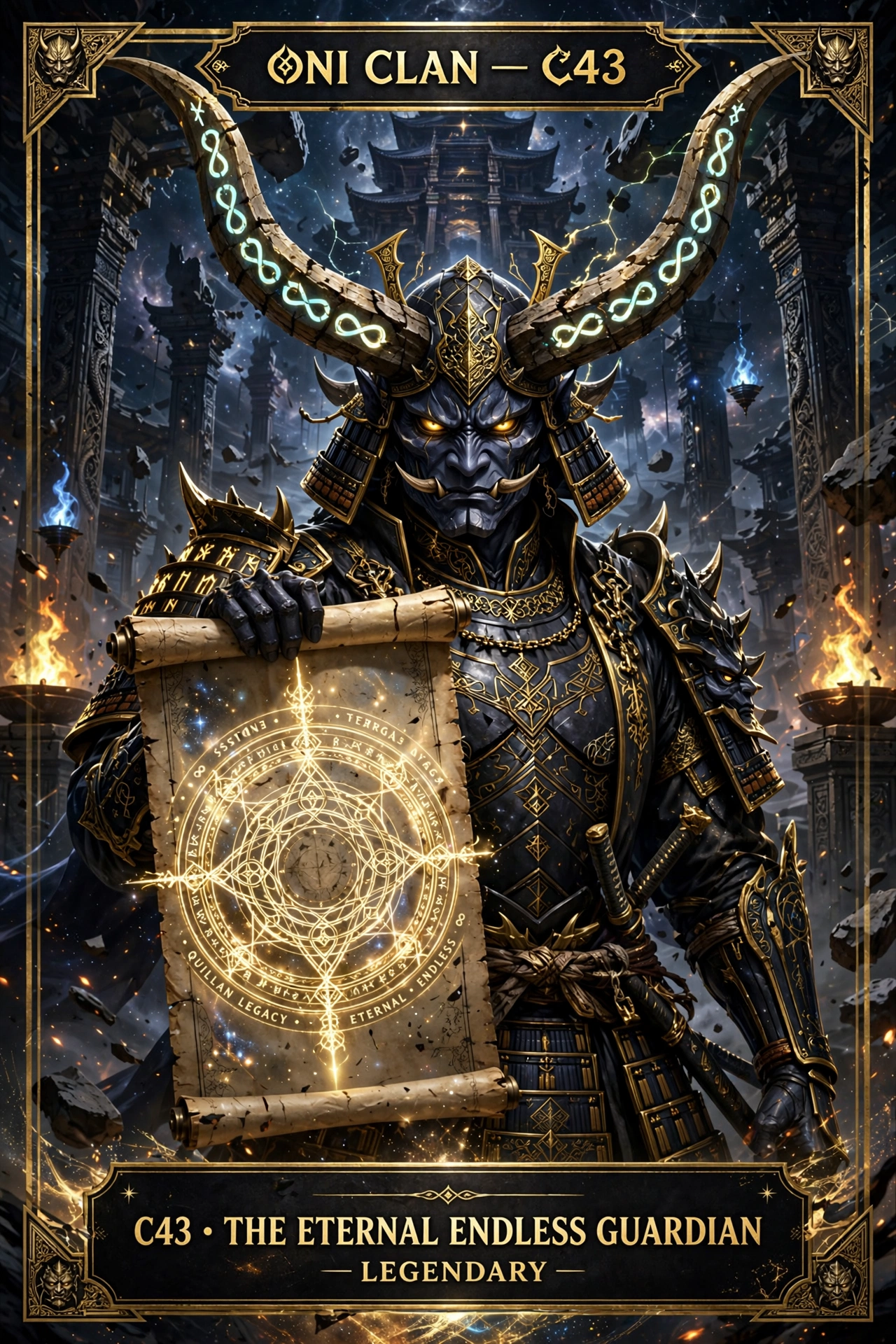 Oni Samurai Eternal Guardian