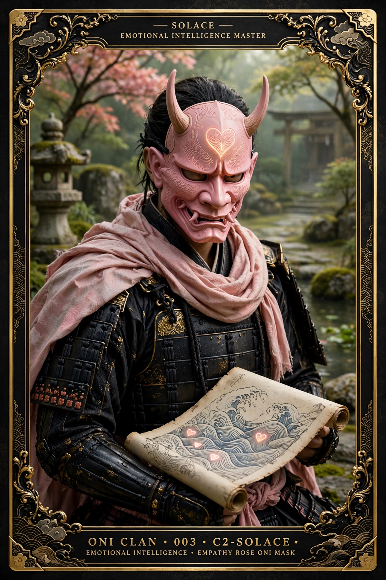 Solace Oni Trading Card