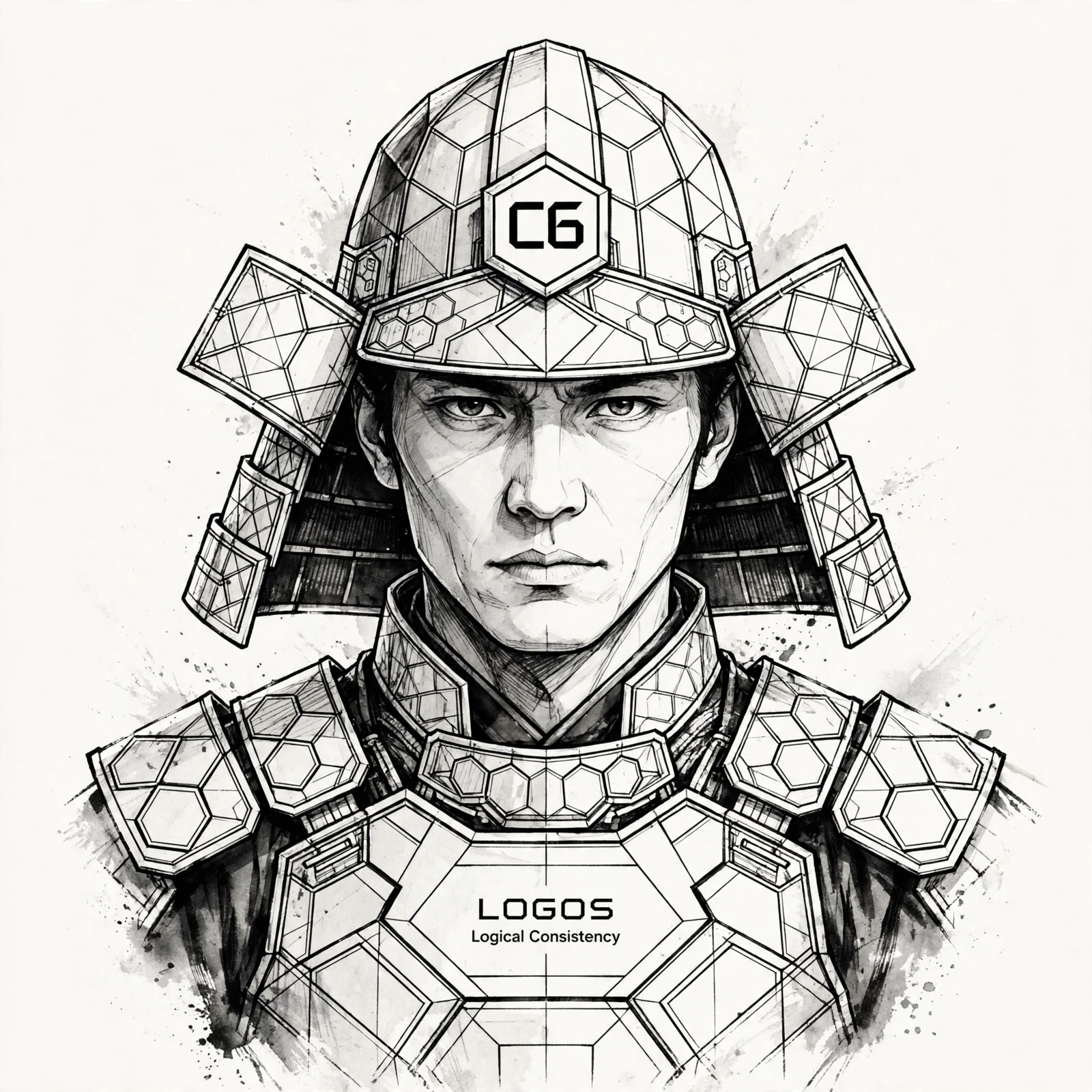 Symmetrical Ronin Portrait
